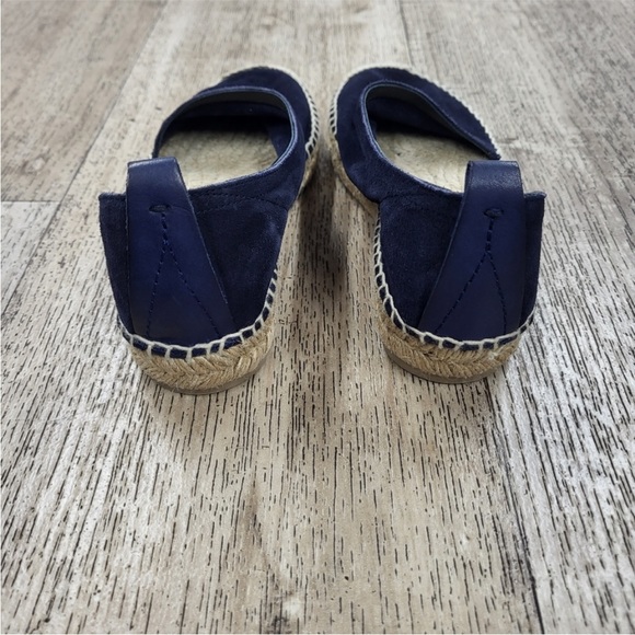 NWT rag & bone Delos Espadrille in Salute (Navy) Suede. MSRP $295. Size 5. - Picture 3 of 7